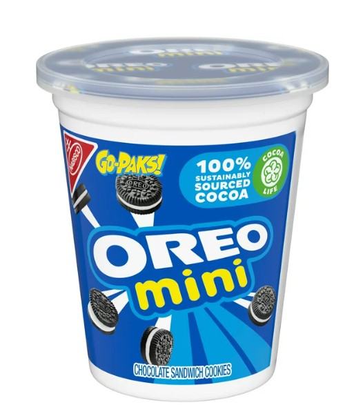 mondelez-oreo-mini-chocolate-sandwich-cookies-go-pak-12-x-3-5oz-black-sand-distribution Mondelez - Oreo Mini Chocolate Sandwich Cookies Go-Pak (12 x 3.5oz) - Pallet - Image 1