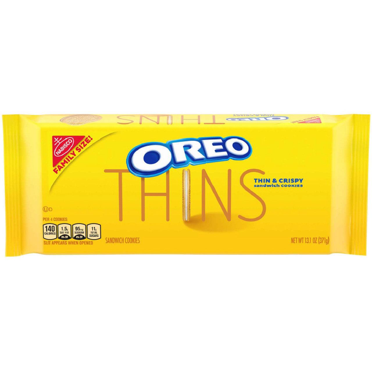 mondelez-oreo-thins-golden-family-size-12-x-13-1oz-black-sand-distribution Mondelez - Oreo Thins Golden Family Size (12 x 13.1oz) - Pallet - Image 1