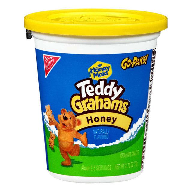 mondelez-teddy-grahams-honey-go-paks-12-x-2-75oz-black-sand-distribution Mondelez - Teddy Grahams Honey Go-Paks (12 x 2.75oz) - Pallet - Image 1