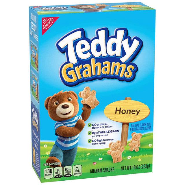 mondelez-teddy-grahams-honey-snacks-6-x-10oz-black-sand-distribution Mondelez - Teddy Grahams Honey Snacks (6 x 10oz) - Pallet - Image 1