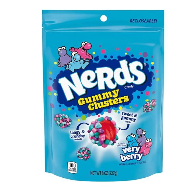 nerds-gummy-clusters-very-resealable-6-x-8oz-black-sand-distribution Nerds - Gummy Clusters Very Resealable (6 x 8oz) - Pallet - Image 1