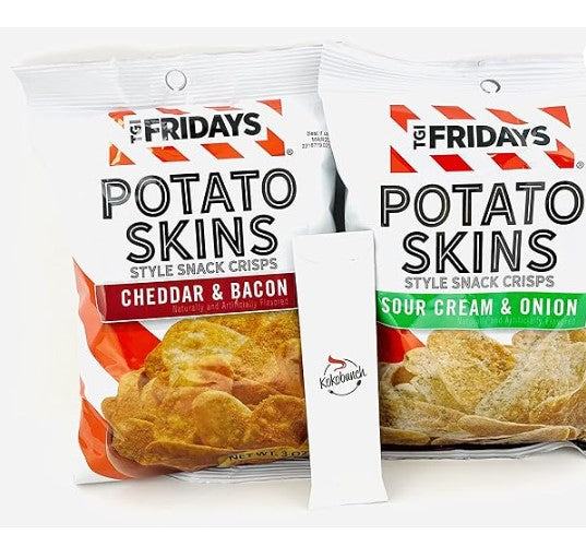 tgi-fridays-potato-skins-variety-pack-cheddar-and-baconsour-cream-and-onion-48-x-3oz-black-sand-distribution TGI Fridays - Potato Skins Variety Pack Cheddar & Bacon/Sour Cream & Onion (48 x 3oz) - Pallet - Image 1