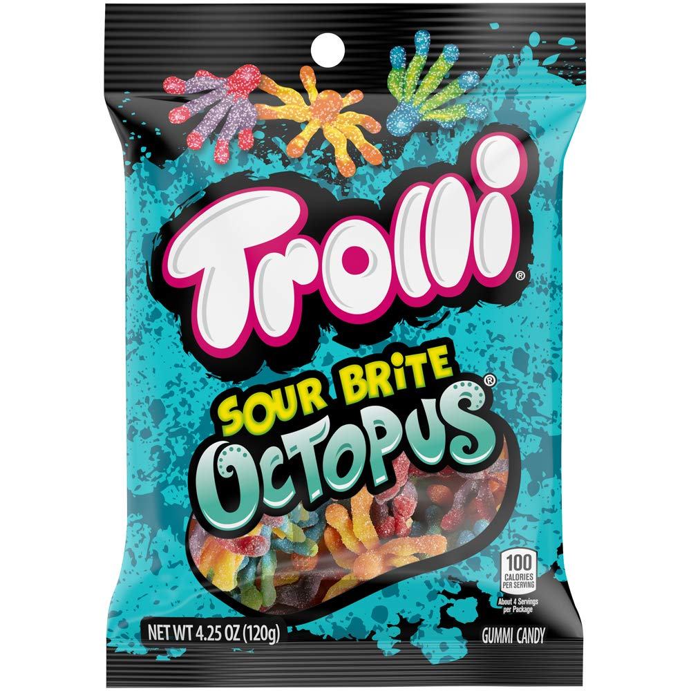 trolli-sour-brite-octopus-gummy-candy-12-x-4-25oz-black-sand-distribution Trolli - Sour Brite Octopus Gummy Candy (12 x 4.25oz) - Pallet - Image 1