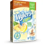Wyler's Light - Ginger Lemonade Iced Tea Single To Go Drink Mix  (12 x 8 x 0.64oz) - Case