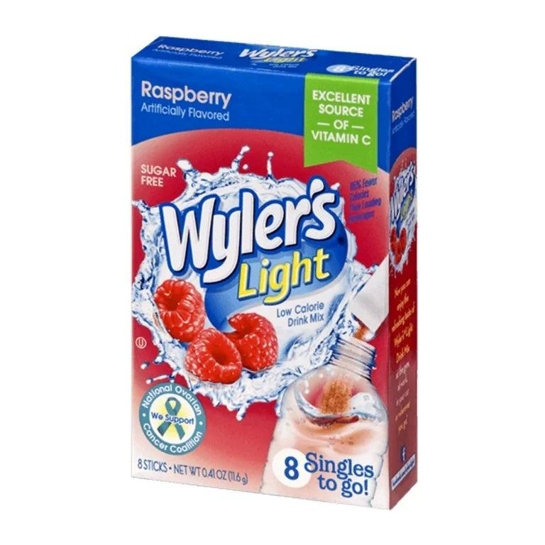 wyler-s-light-raspberry-single-to-go-drink-mix-12-x-8-x-0-41oz-black-sand-distribution Wyler's Light - Raspberry Single To Go Drink Mix (12 x 8 x 0.41oz) - Case - Image 1